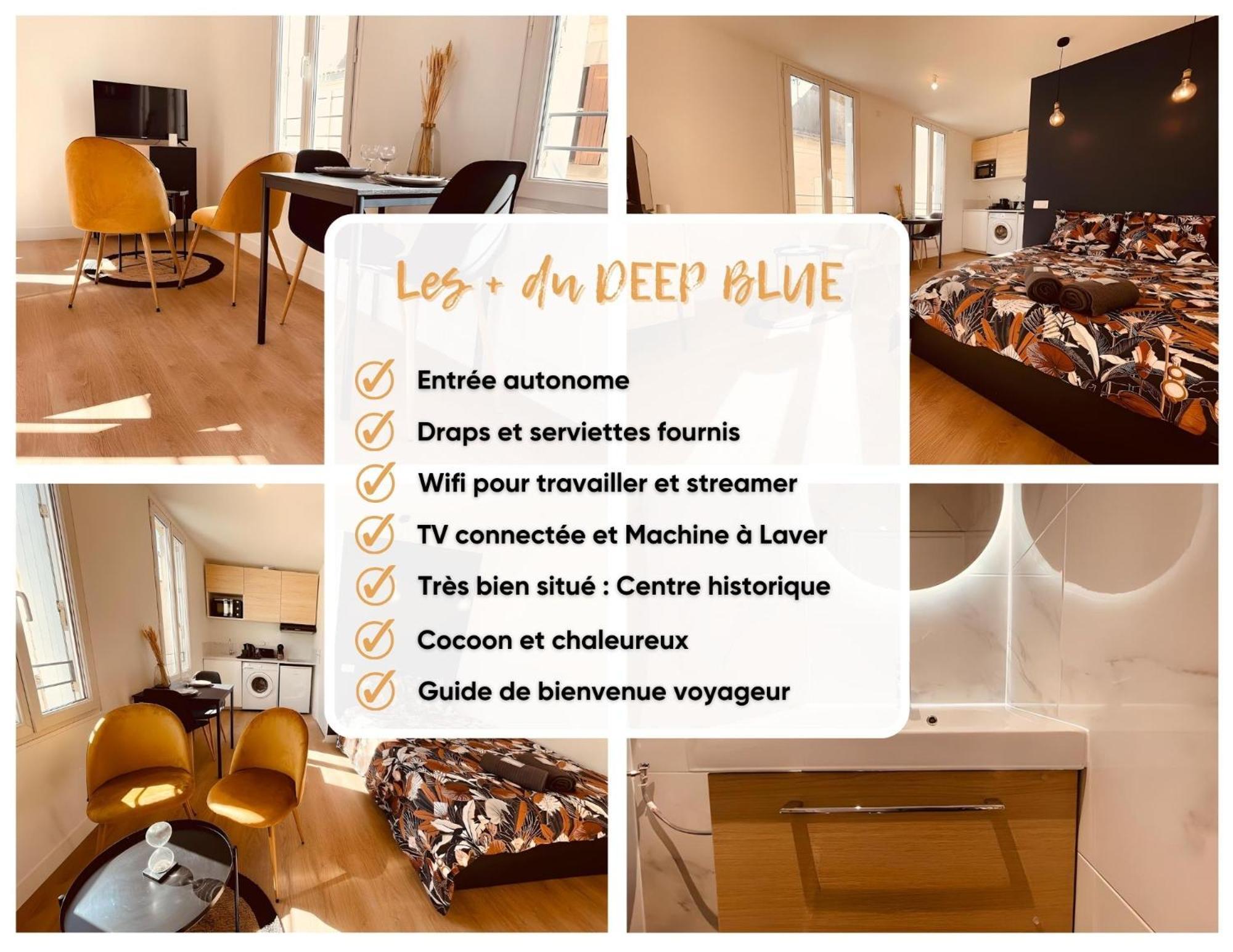 Le Deep Blue - Home Homy Niort Bagian luar foto